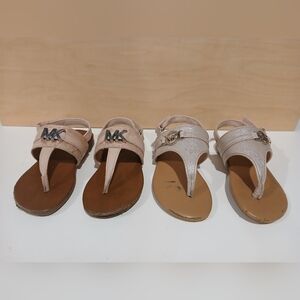 Michael Kors Little Girls Sandals. Size 8.